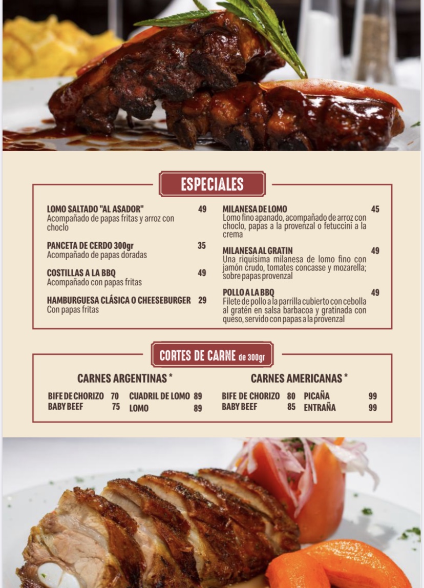 Menu Al Asador - Restaurante-2